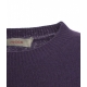 Maglia in cashmere viola