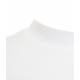 Top Matita con logo ricamato bianco