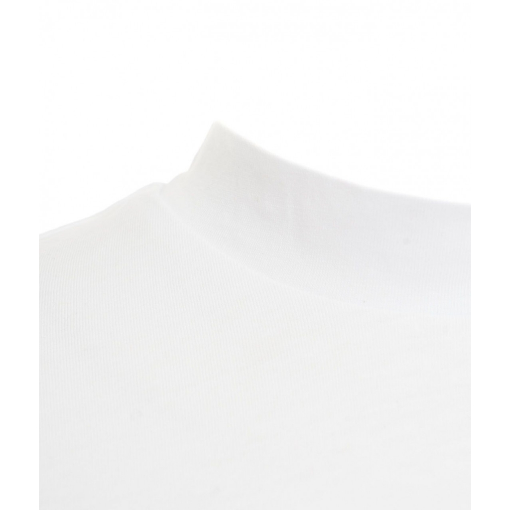 Top Matita con logo ricamato bianco