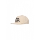 cappellino visiera curva uomo peace program 5panel snapback UNBLEACHED
