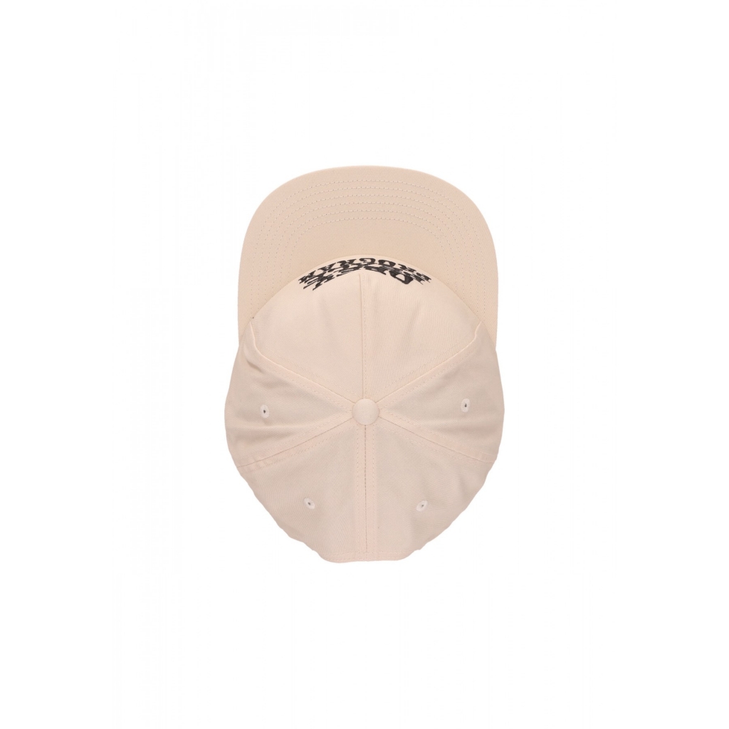 cappellino visiera curva uomo peace program 5panel snapback UNBLEACHED