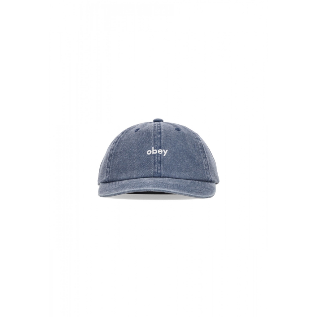 cappellino visiera curva uomo pigment lowercase 6panel strapback PIGMENT NAVY