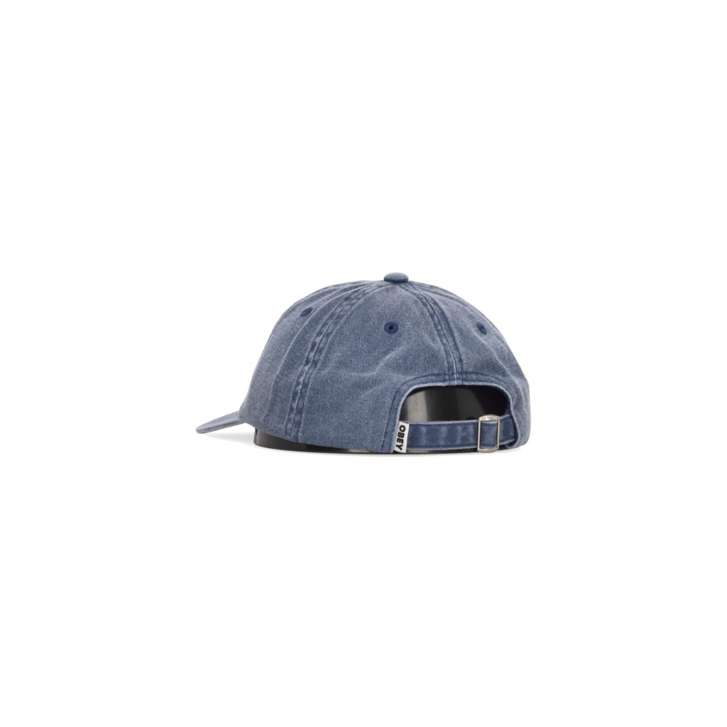 cappellino visiera curva uomo pigment lowercase 6panel strapback PIGMENT NAVY