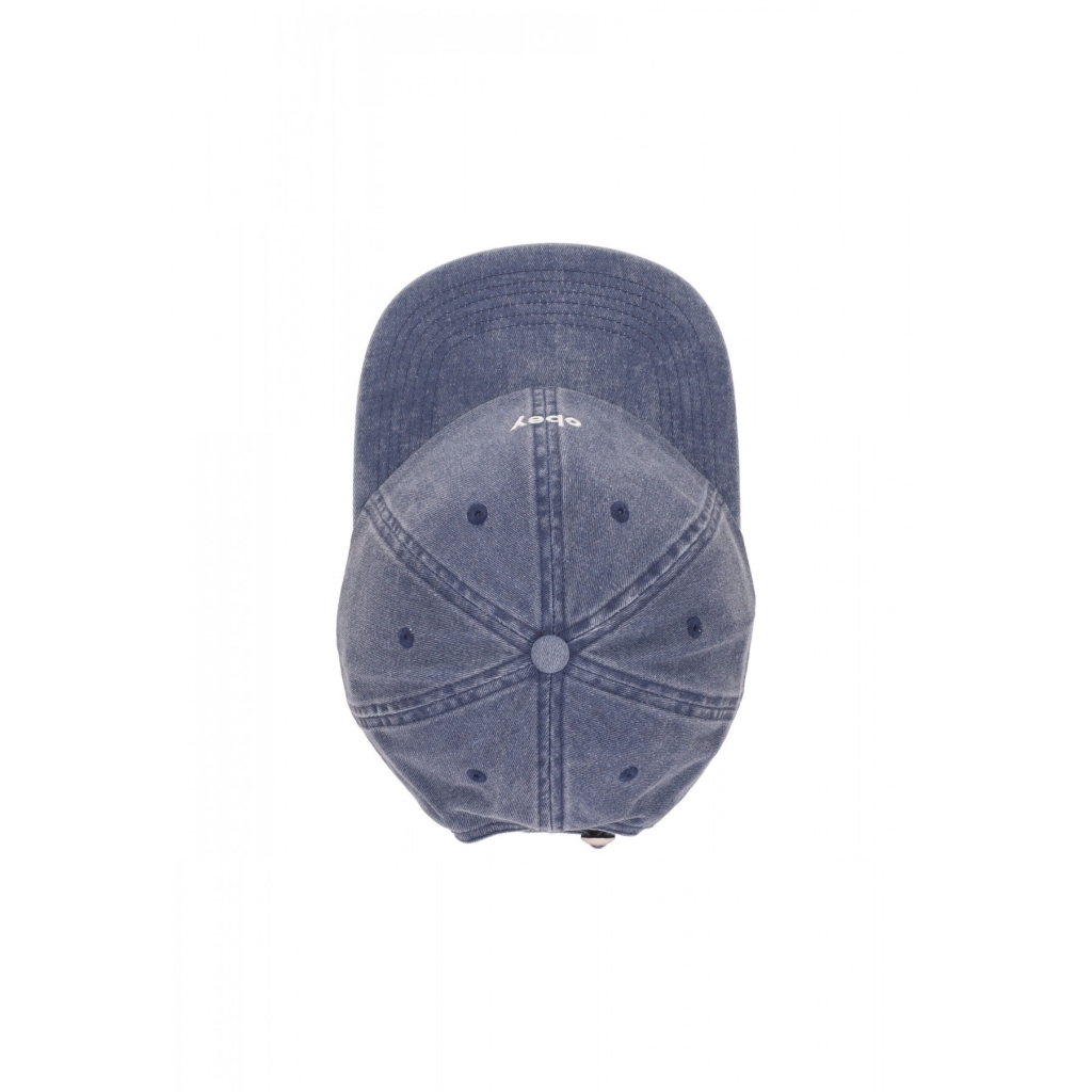 cappellino visiera curva uomo pigment lowercase 6panel strapback PIGMENT NAVY