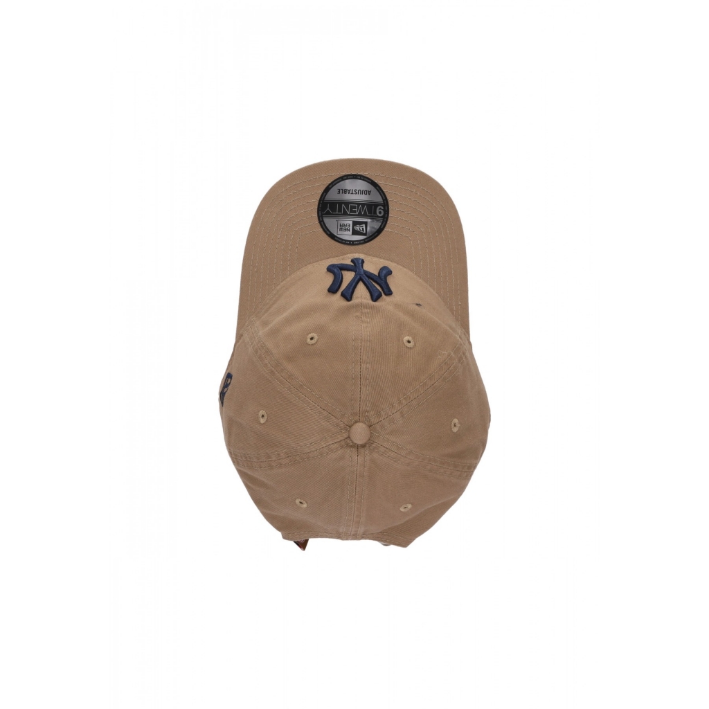cappellino visiera curva uomo mlb core classic 920 neyyan KHAKI/BLACK