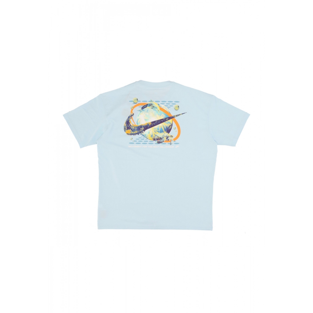 maglietta uomo sportswear m90 oc graphic pk4 tee GLACIER BLUE