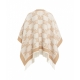 Mantella in lana vergine beige
