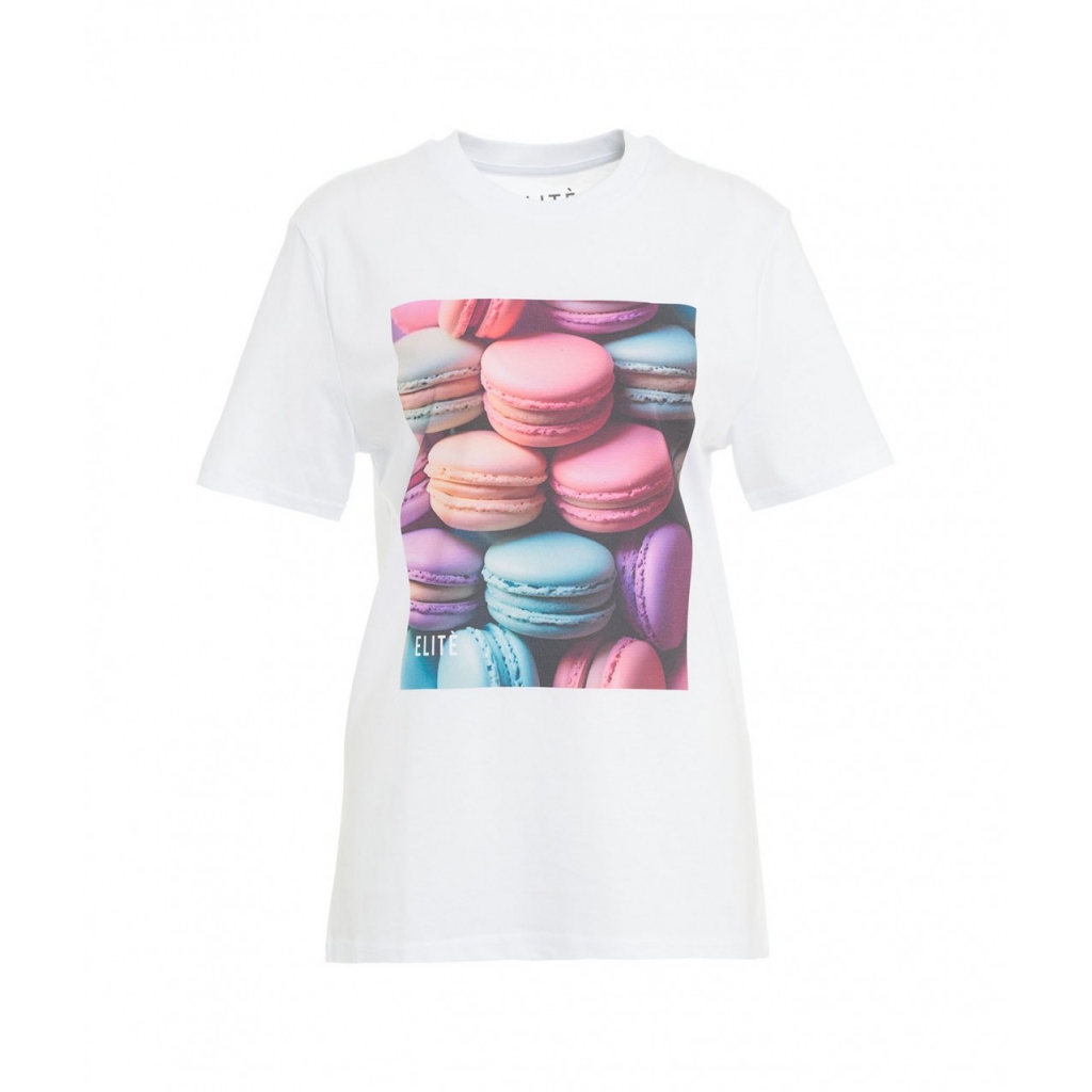 T-shirt Macaron bianco