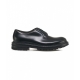 Scarpe stringate in pelle lucida nero