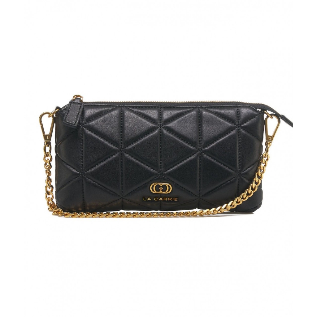 Clutch Lea nero