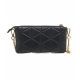Clutch Lea nero
