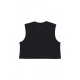 maglietta corta donna w sportswear club crop tee BLACK/WHITE