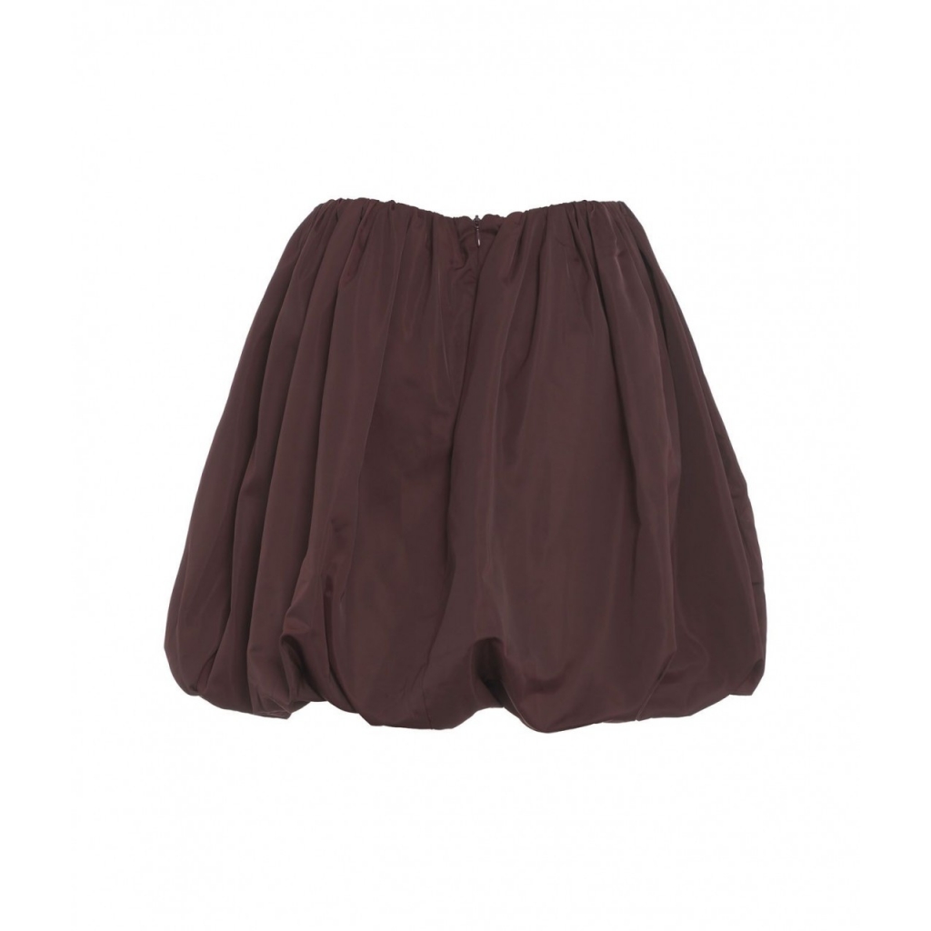 Gonna svasata in taffett Evan bordeaux
