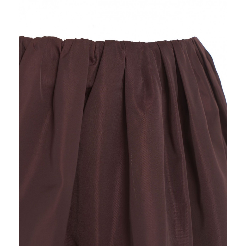Gonna svasata in taffett Evan bordeaux