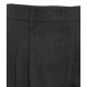 Pantaloni gessati grigio scuro