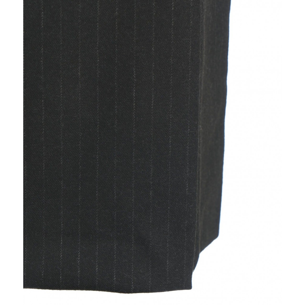 Gonna gessata con spacco grigio scuro