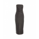 Abito in eco pelle marrone