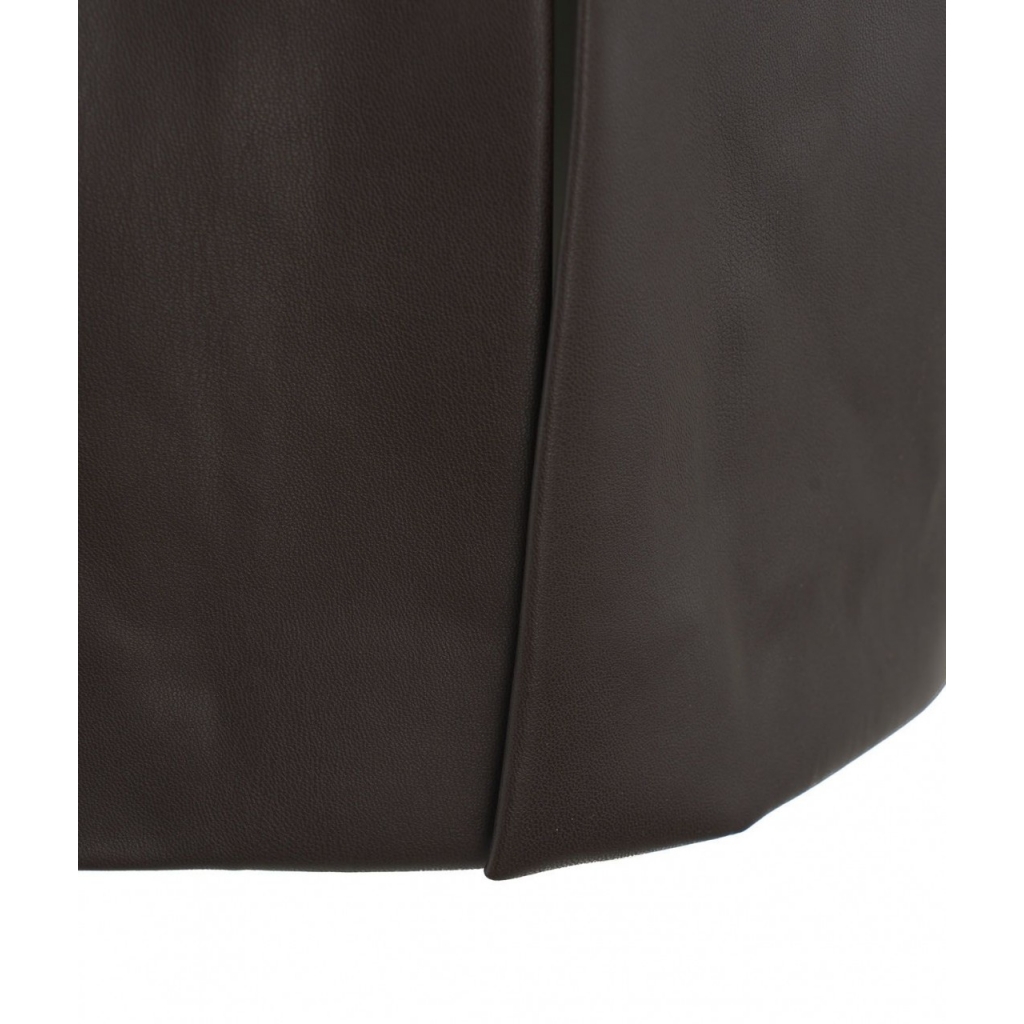 Abito in eco pelle marrone