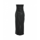 Abito in eco pelle nero