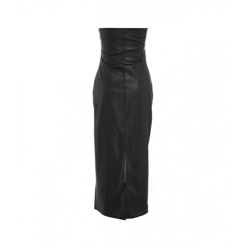 Abito in eco pelle nero