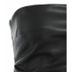 Abito in eco pelle nero