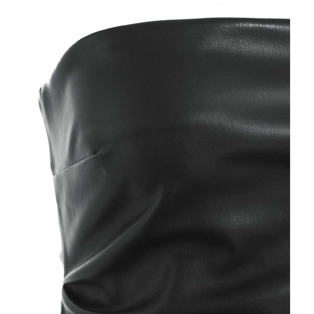 Abito in eco pelle nero