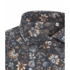 Camicia con stampa blu scuro