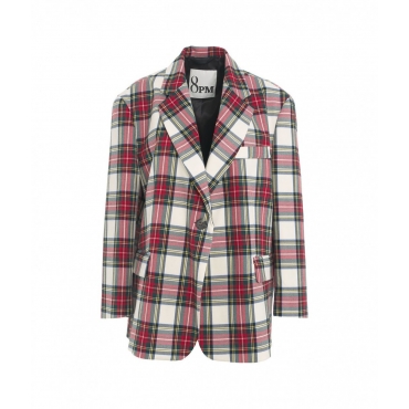 Glencheck Blazer Savannah multicolore