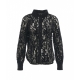 Camicia in pizzo nero