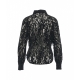 Camicia in pizzo nero