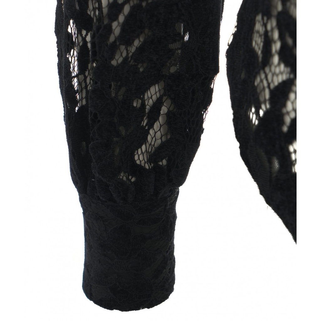 Camicia in pizzo nero