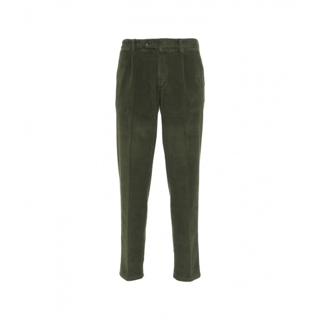 Pantaloni di velluto a coste verde