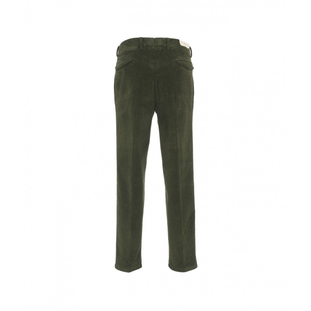 Pantaloni di velluto a coste verde