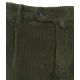 Pantaloni di velluto a coste verde