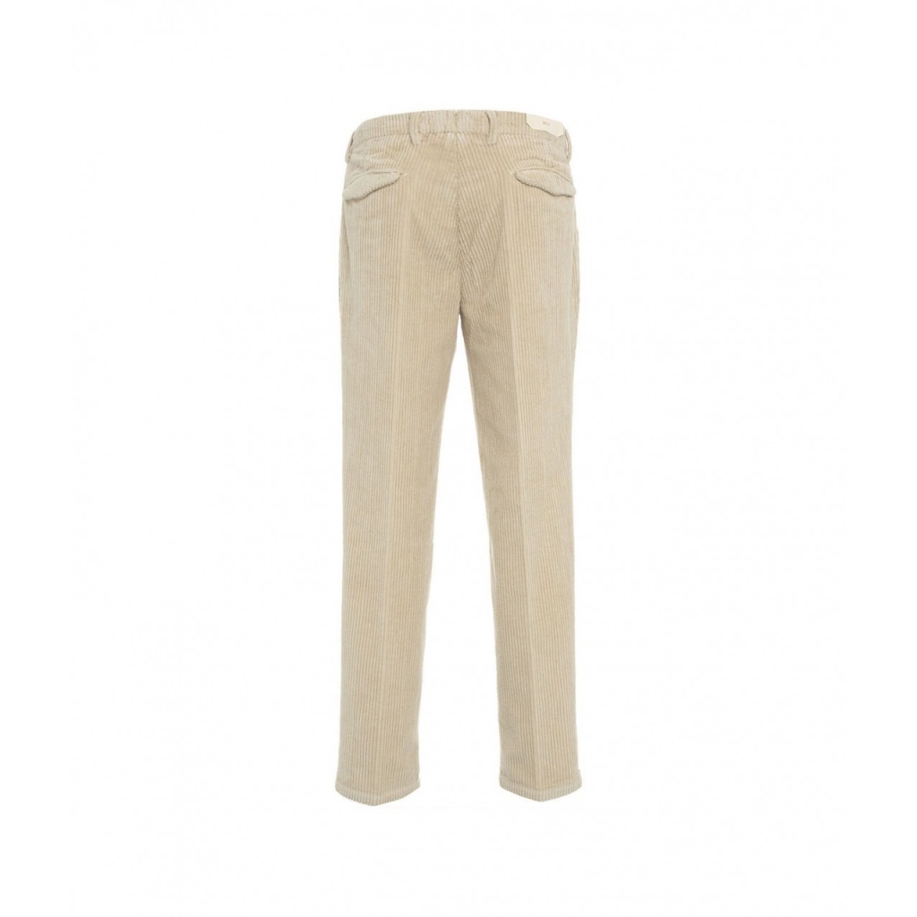 Pantaloni di velluto a coste beige