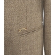 Blazer con motivo a spina di pesce Lusandretto marrone