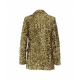 Blazer di paillettes oro