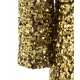 Blazer di paillettes oro