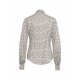 Camicia con collo a fiocco bianco