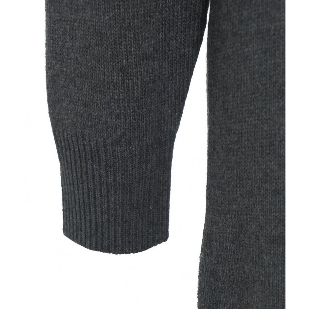 Abito in maglia con gonna in tulle grigio
