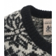 Maglia con fantasia norvegese nero