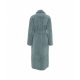 Cappotto in montone reversibile azzurro