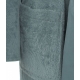 Cappotto in montone reversibile azzurro