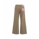 Pantaloni Brea in velluto a coste beige