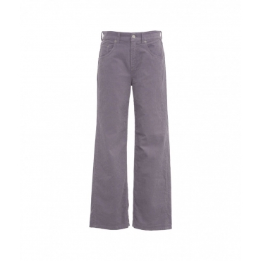 Pantaloni Pop in velluto a coste lill