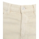 Pantaloni Elsa in velluto a coste bianco