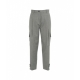 Pantaloni con tasche con patta grigio