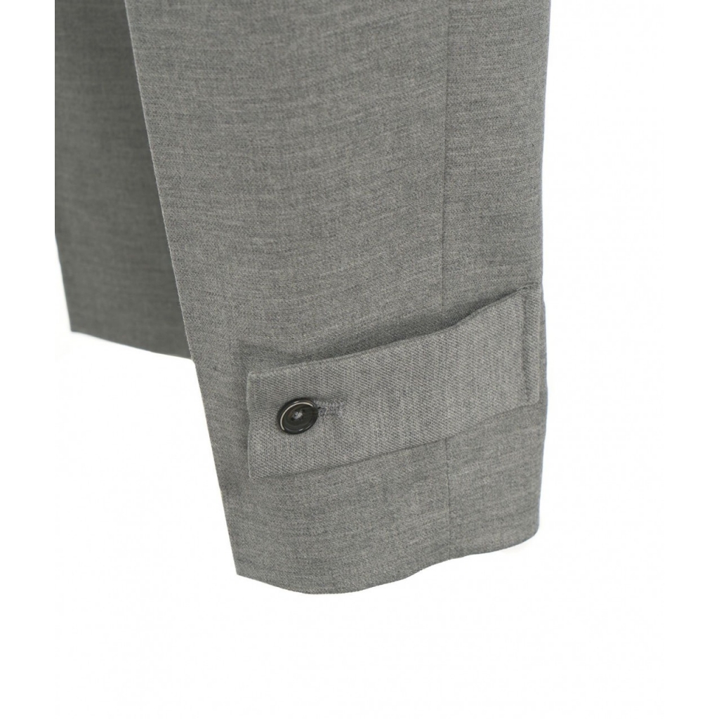 Pantaloni con tasche con patta grigio