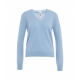 Maglione in cashmere azzurro