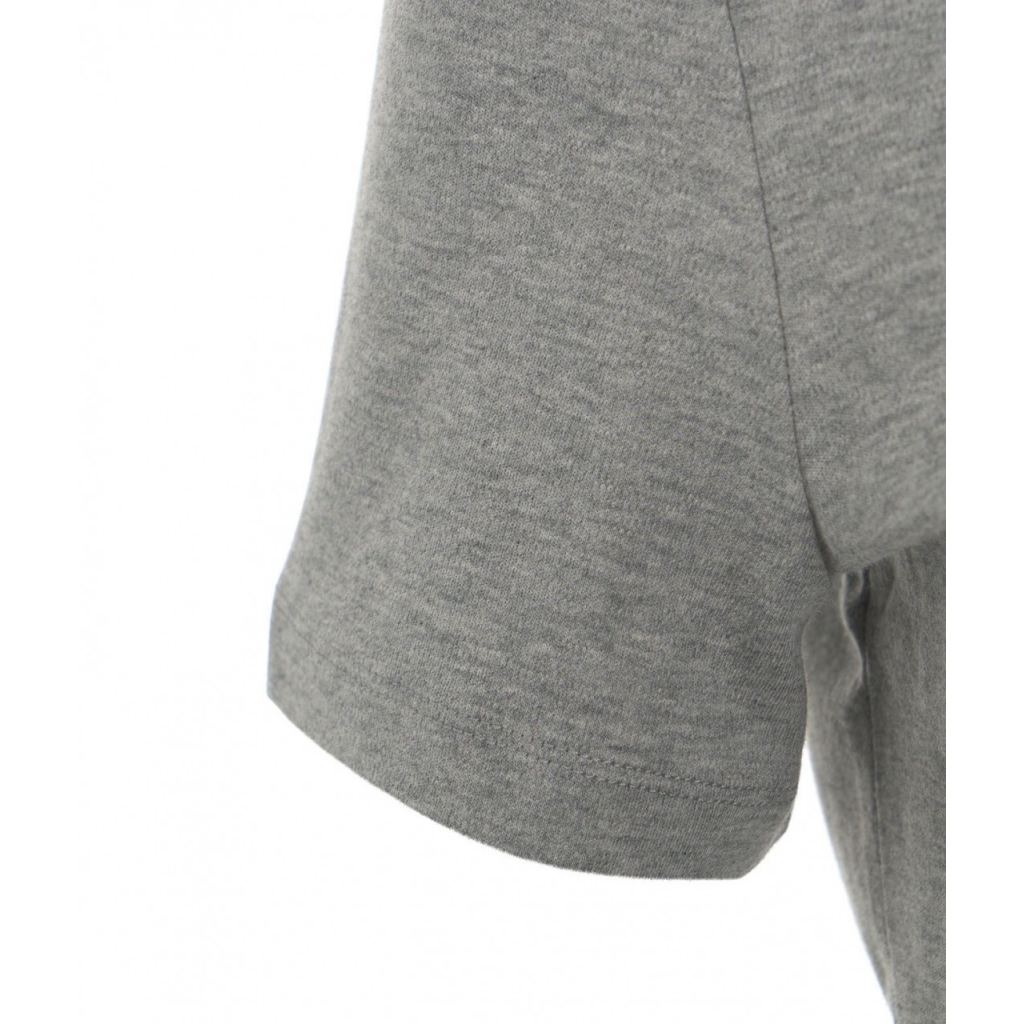 Maglietta con strass grigio